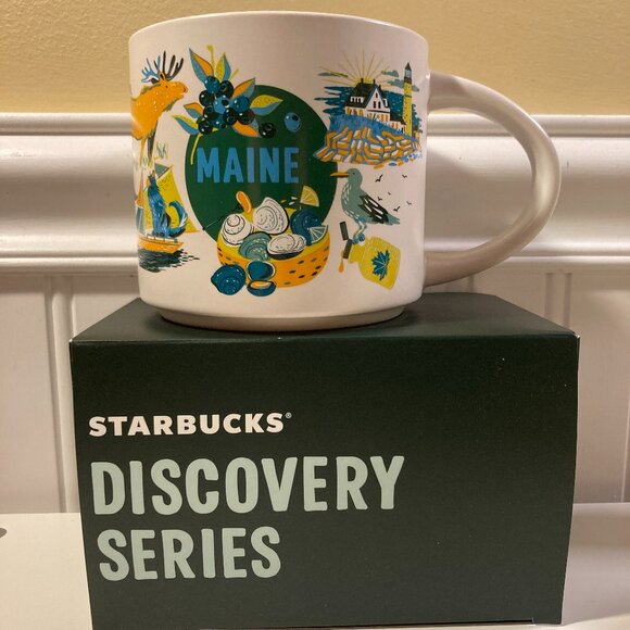 Starbucks Discovery Series 14oz Mug Maine New In Box Hard To Find - Picture 1 of 5